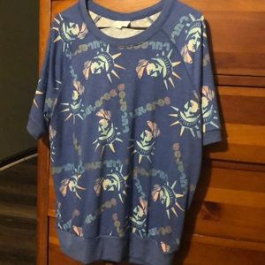 Lularoe Jane Americana Lady Liberty sweatshirt top